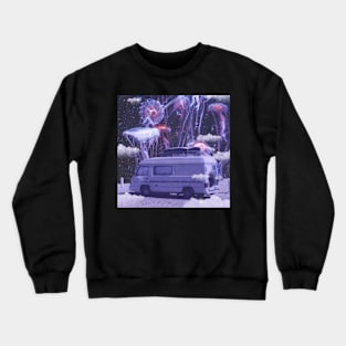 Journey Through Cosmic Waters Crewneck Sweatshirt